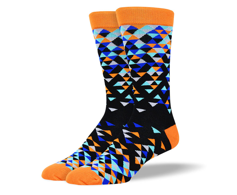 Men's Cool Black Triangle Socks