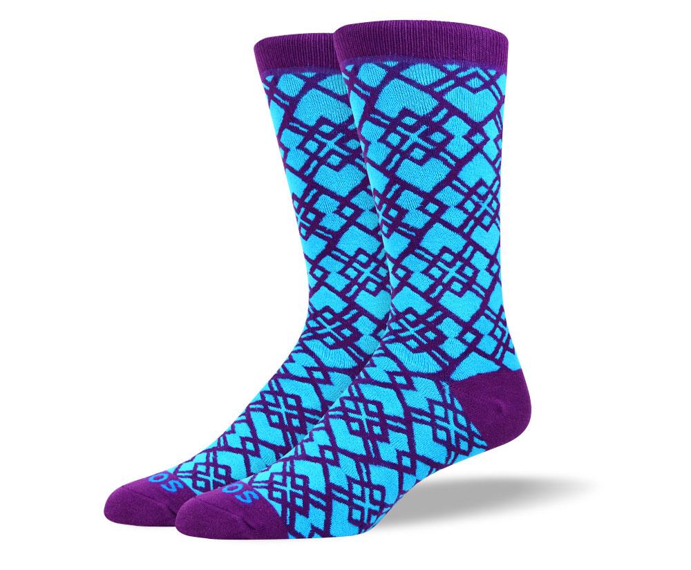 Men's Crazy Blue Socks