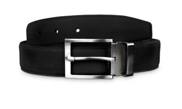 Mens Black Leather Belt