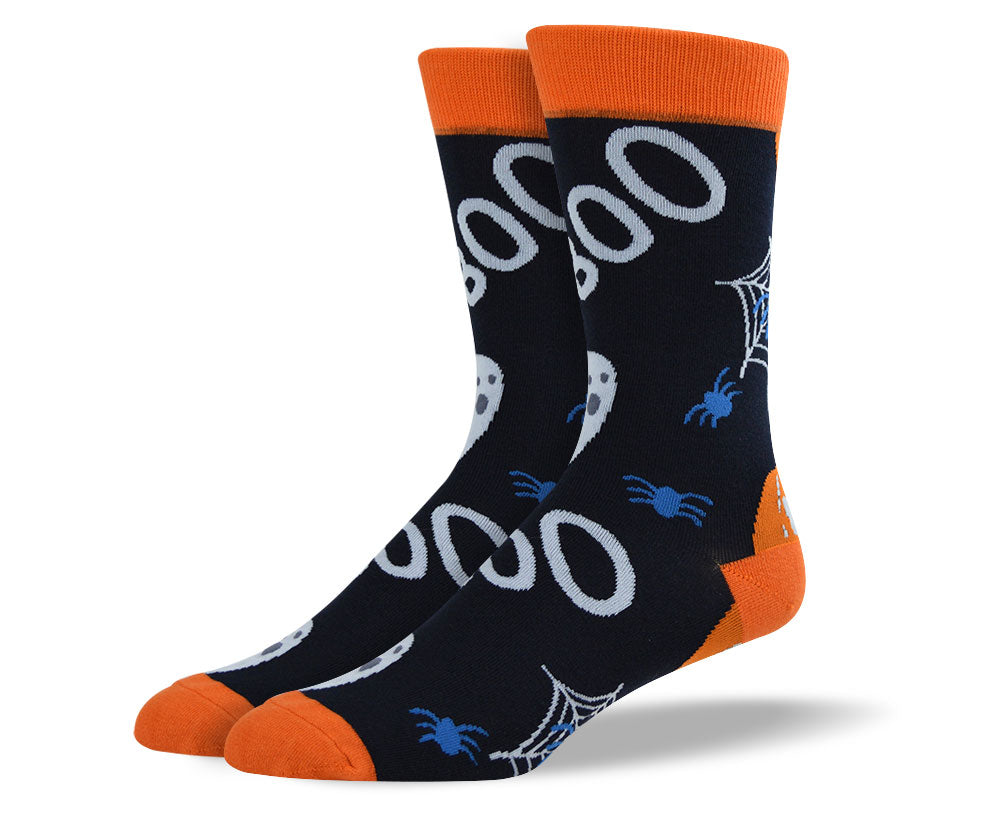 Mens Spiders & Ghosts Socks