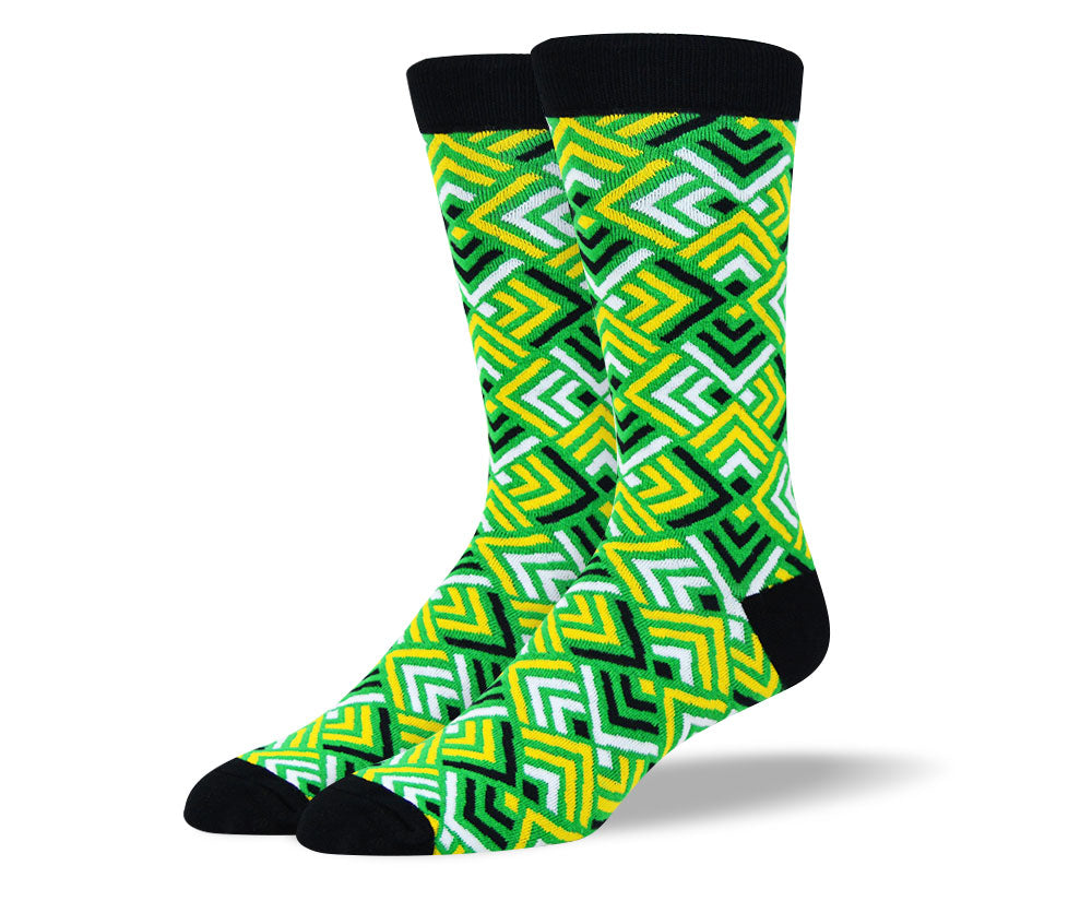 Men's Green Cool Socks