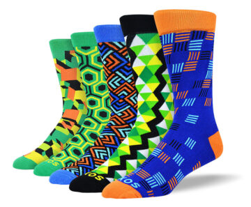 Men's Colorful Dress Sock Bundle