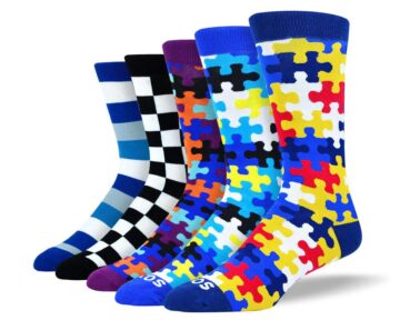 Men's Crazy Mixed Dress Sock Bundle