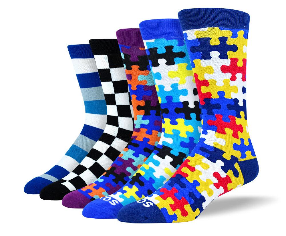 Men's Crazy Mixed Dress Sock Bundle